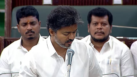 CM Vijay in assembly