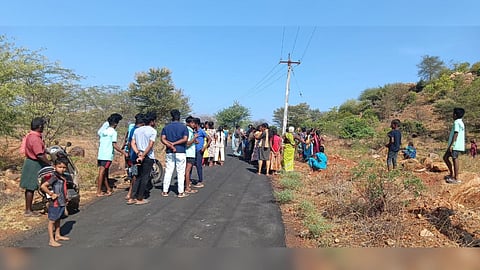 The protesting students