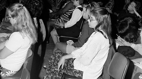 Robin Morgan attending a Women's Liberation conference in New York.