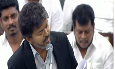 CM Vijay in TN Assembly