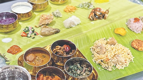 A traditional meal