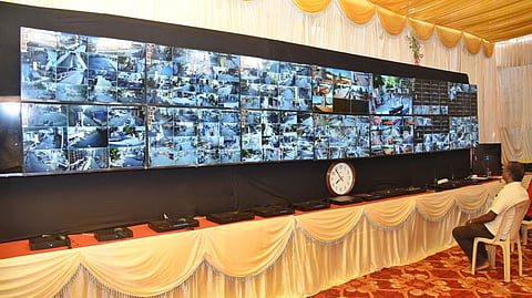 CCTV monitoring centre set up at Puthu Mandapam