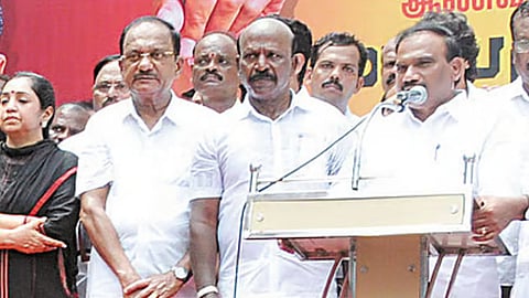 DMK MP Raja