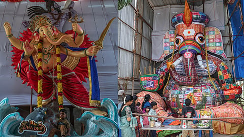 Religious fervour, creativity, colossal offerings mark Vinayaka Chaturthi celebration in Chennai