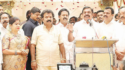 AIADMK general secretary Edappadi K Palaniswami
