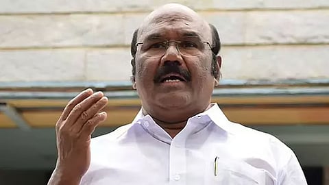 AIADMK leader and former minister D Jayakumar.