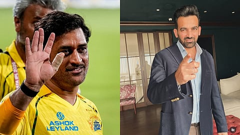 MS Dhoni and Zaheer Khan