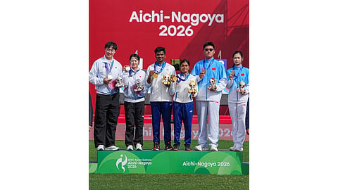 India's Sahil Jadhav and Chikitha Taniparthi