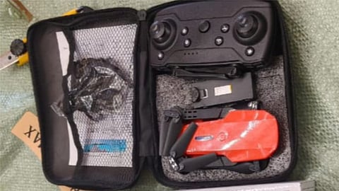 Drone components seized at Chennai international airport