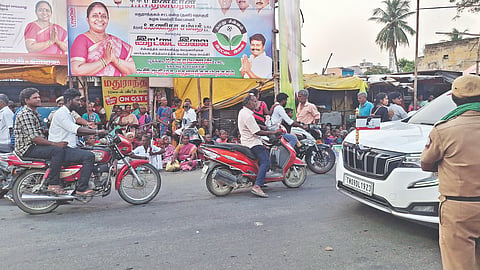 urantakam chokes as heightened campaign trail worsens traffic congestion on key stretches