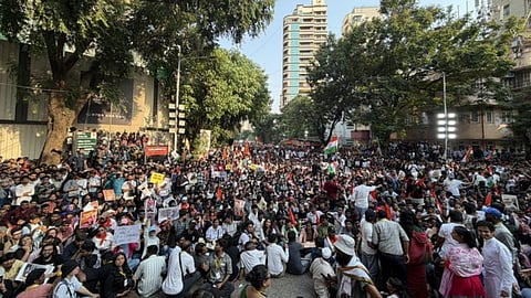 Thousands turn up for CJP protest in Mumbai seeking CEC's resignation