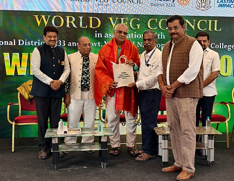 Madras High Court Justice N Anand Venkatesh at the Nature Cure Fest in Chennai on Friday.