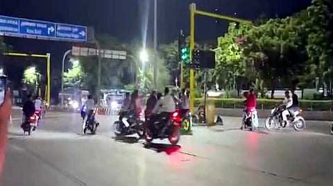 Bike race in Chennai