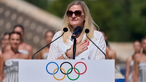 International Olympic Committee President Kirsty Coventry