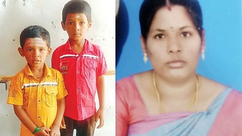 Deceased Mariammal and her kids