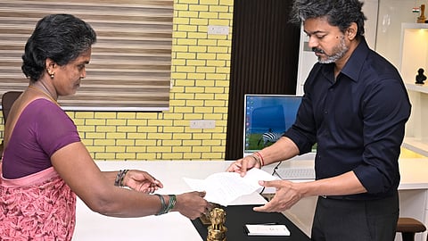 CM Vijay visits Perambur MLA office