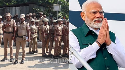 15,000 police personnel deployed ahead of PM Modi’s Chennai visit