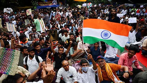 Police detained around 200 people August Kranti Maidan in Mumbai