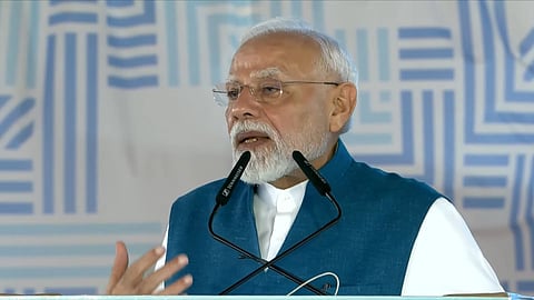 PM Modi addressing at the IIT Madras event on Sunday (October 11) in Chennai.