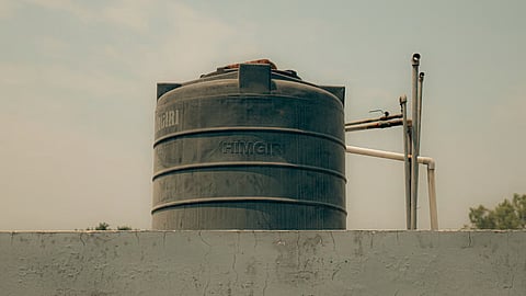 Excreta in school tank