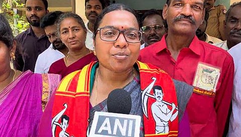 Naam Tamilar Katchi (NTK) candidate Karthika
