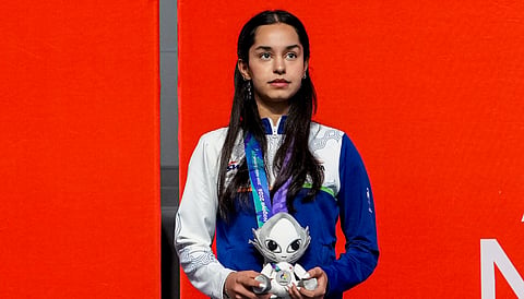 Indian squash player Anahat Singh