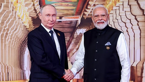Modi, Putin direct officials to expand cooperation, target USD 100 bn trade by 2030: Envoy