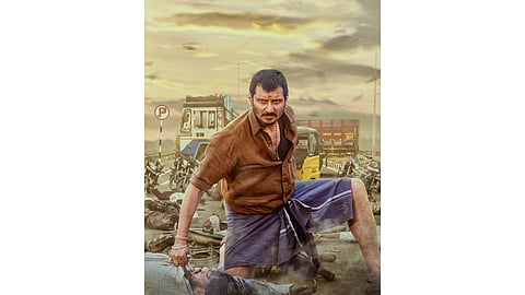 'Thagappan' poster
