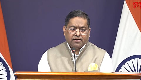 MEA spokesperson Randhir Jaiswal