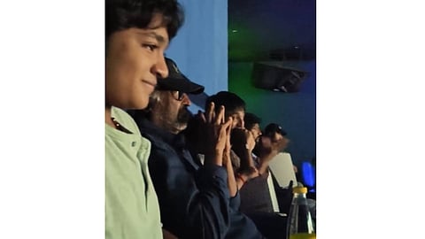 Rajinikanth watching 'Jailer 2' with fans