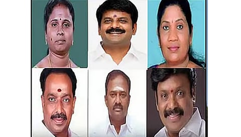 Six MLAs who resigned from AIADMK