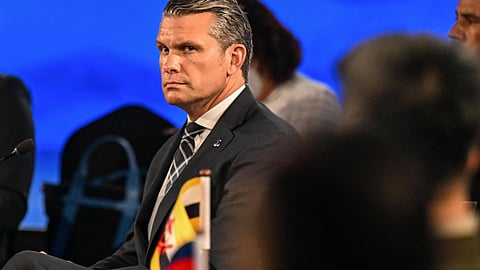 US Defense Secretary Pete Hegseth attends the Association of Southeast Asian Nations (ASEAN) Defence Ministers' Informal Meeting in Cebu, central Philippines