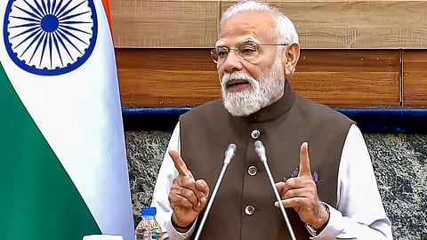 Prime Minister Narendra Modi addresses the Joint Session of Ethiopian Parliament, in Addis Ababa, Ethiopia.