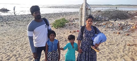 The refugee family from Sri Lanka