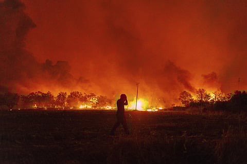 File photo of wildfire