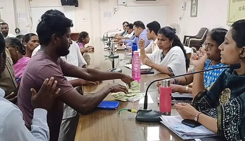 Residents protest against stone quarry