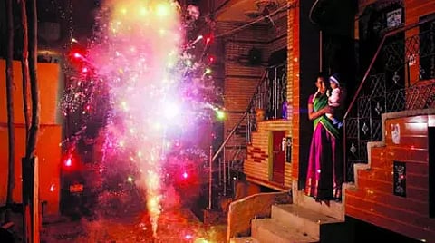 File photo of a Deepavali celebration