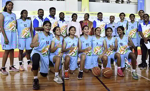 The women’s basketball team that clinched gold medal