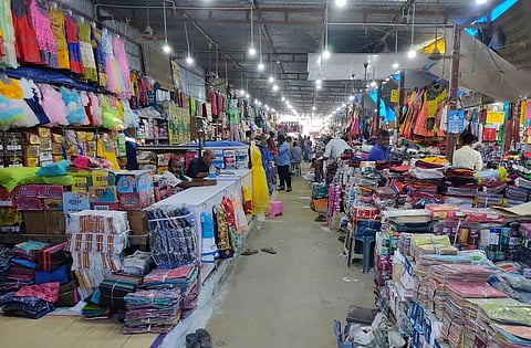 Gani textile market in Erode