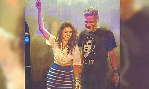 Keerthy Suresh with Director Suman Kumar