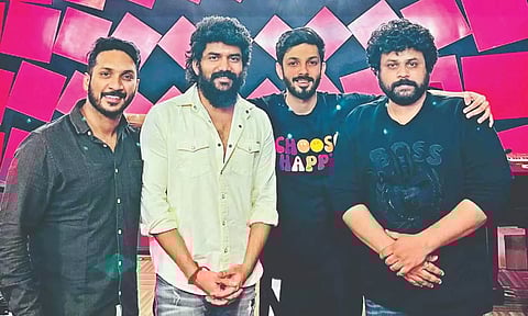 (L to R) Sathish Krishnan, Kavin, Anirudh Ravichander, Rahul