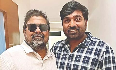 Vijay Sethupathi with director Mysskin