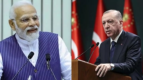 Prime Minister Narendra Modi, Turkish President Recep Tayyip Erdogan