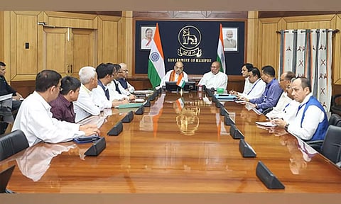 Amit Shah chairs high-level meeting in Manipur over violence in State (ANI)