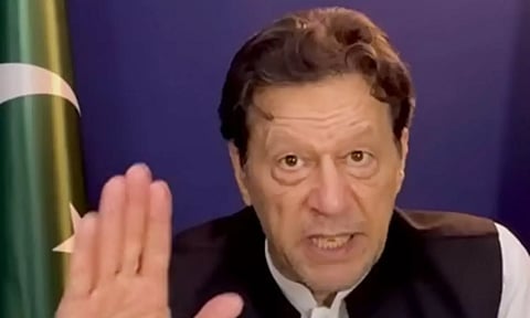 PTI chairman Imran Khan