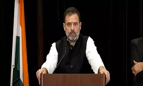 Congress leader Rahul Gandhi in San Francisco