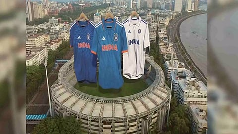 Team India's new jerseys for all formats (Photo- Adidas India/Team India Instagram)