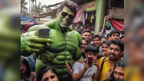 AI-generated Hulk