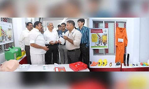 Minister inaugurated training program for sewage sanitary workers. 