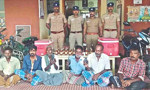 7 Thanjai bootleggers use walkie talkie to track cops; arrested